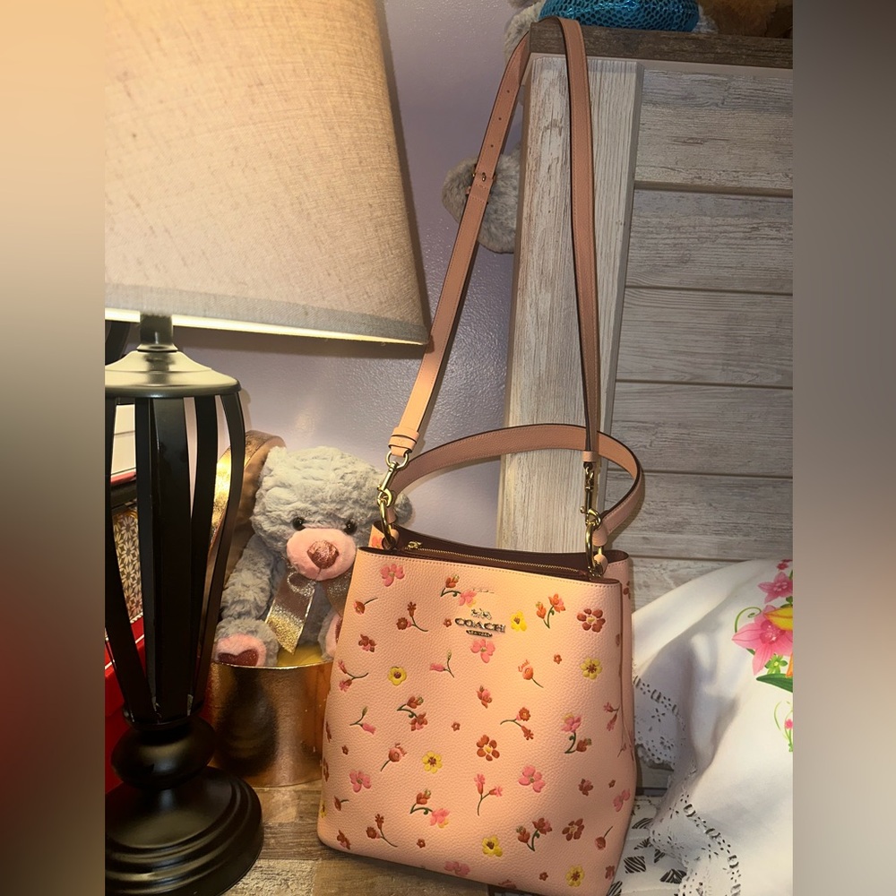 Coach Town Bucket Bag With Mystical Floral Print